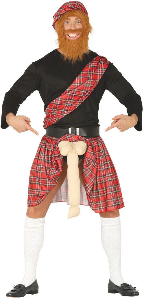 Disfraz de Escocés Cachondo para Hombre Escocés Guirca